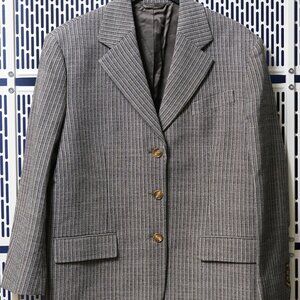 ACNE STUDIOS	STRIPPED SINGLE-BREASTED BLAZER	FR 36